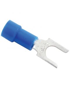 American Terminal ISB10-100 Vinyl Fork Terminals Blue, 100 pk