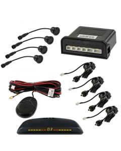 Audiovox PSB120 Back Up Obstacle Sensing System 4-Piece Black Reverse Sensors