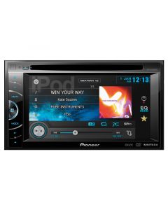 Pioneer AVH-X1500DVD Double DIN Multimedia DVD Receiver with 6.1 inch touchscreen Display, iPod control, Pandora support, and MIXTRAX