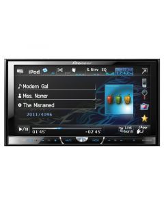 Pioneer AVH-P4400BH 2-DIN Multimedia DVD Receiver with 7 Inch Widescreen Touch Panel, Built-In Bluetooth and HD Radio Tuner