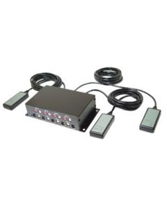 Discontinued - Accelevision AVS430 Car Video A/V Switcher, 4 A/V Inputs and 3 A/V Outputs