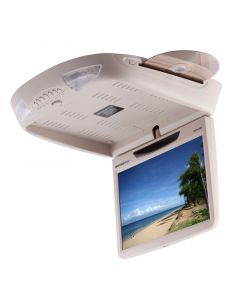 Accelevision AXFA102WT 10.2 inch Overhead DVD Player - Tan