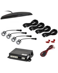 Crimestopper CA-5014.MBS.C.TR Parking Assist System with 4 Sensors, LED Display and Built-In Buzzer