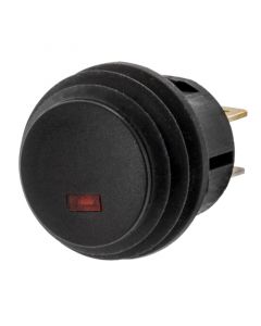 Battery Doctor 205337 Weather proof SPST Plunger Switch with LED indicator
