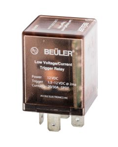 Beuler BU511LV 1.5 - 12 Trigger 5-Pin SPDT Automotive Relay 