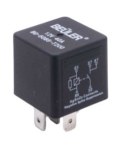 Beuler BU-5085-T200 12VDC Automotive 5-Pin Relay SPDT 50/35A no mounting tab