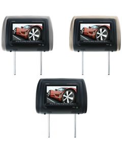Boss Audio HIR7BGTM 7" Headrest Monitor with Built-in DVD Player & Dual Channel IR No DVD