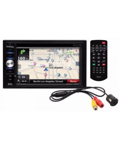 Boss Audio BVNV9384RC Double DIN 6.2 inch In-Dash DVD/CD/SD/AM/FM Navigation Bluetooth Receiver with Backup Camera