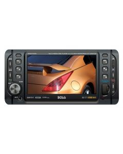 Boss Audio BV8755B In Dash Single DIN 5.5 inch Widescreen Touchscreen Slide Down TFT LCD Monitor with Multimedia DVD Receiver and Bluetooth