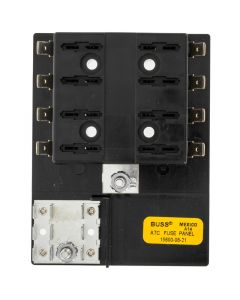 Bussman 15600-08-21 8-Gang ATC Fuse Distribution block with ground distribution