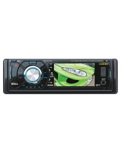 DISCONTINUED - Boss Audio BV7320 Single DIN 3.2 Inch Widescreen LCD In Dash Monitor 80w x 4 with DVD Multimedia Receiver, USB, SD, AUX and Bass Max