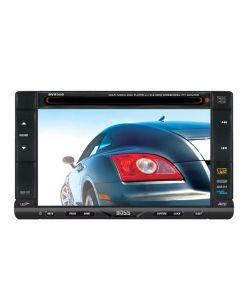 Boss Audio BV9350 In Dash Double DIN 6.2 Inch Widescreen Touchscreen TFT LCD Monitor with Multimedia DVD Receiver, AUX Input, USB