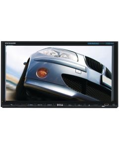 DISCONTINUED - Boss Audio BV9568BI 6.95" Double-DIN Motorized Touchscreen TFT DVD Multimedia Receiver with Bluetooth and iPod Control