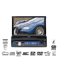 DISCONTINUED - Boss Audio BV9970 7 inch Widescreen Touchscreen TFT LCD Motorized Flip Out In Dash Monitor and MP3/CD/AM/FM 85w x 4 Receiver with SD, USB and AUX