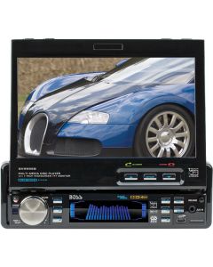Boss BV9990 7 inch Motorized Single-DIN Touch Screen Widescreen Monitor/Receiver