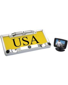 Boyo VTC433R Wireless license plate back up camera system with ultrasonic sensors