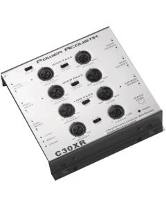 DISCONTINUED - Power Acoustik C30XR 3-Way Electronic Crossover with Remote Dash Mount Bass Knob Control