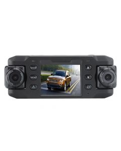 Carcam III C441 480p Dual Camera with 2.3 inch LCD Monitor and GPS Tracking