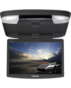 Discontinued---Clarion VT1510B 15.4 Inch Roof Mount Flip Down Widescreen LCD Monitor with DVD Multimedia Player, AUX, USB and SD