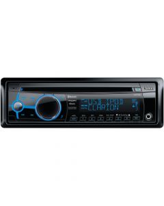 Clarion CZ702 Single-Din In-Dash CD/MP3/WMA Receiver with Rear USB Port & Bluetooth®