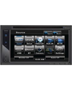 Clarion VX401 6.2" Double-DIN Multimedia Control Station with USB Port & Built-in Bluetooth®