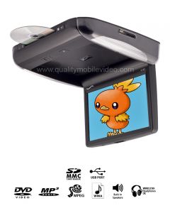 DISCONTINUED - Concept A102M Chameleon Motorized Overhead Roof Mount Flip Down 10.2 inch LCD Monitor with Built-in Multimedia DVD