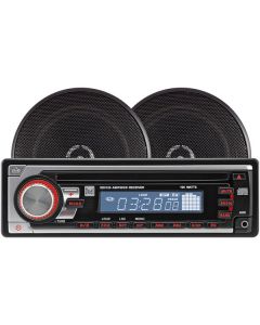 Dual CP5165 AM/FM/CD Receiver Car Stereo Combo Package Car Stereo