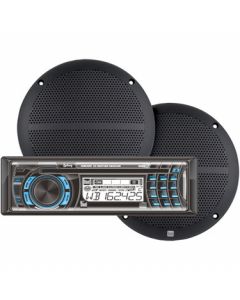 DISCONTINUED - Dual CP-6460W 200-Watt CD/Weatherband Receiver With 6.5" Speakers Car Stereo