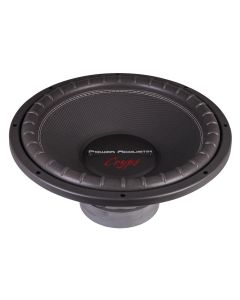 Power Acoustik CW2-152 Crypt Series Dual Voice Coil Subwoofer with Back plate & T-yoke venting (2200-Watt) for Vehicles