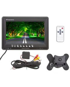 Safesight TOP-D9001 9" Universal LCD monitor with trigger wire - 2 Video inputs 