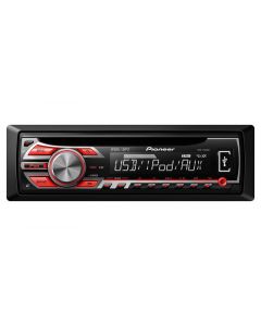 Pioneer DEH-2500UI Single-DIN In-Dash CD Receiver with USB control for iPod & iPhone and Pandora ready