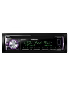 Pioneer DEH-X3600UI Single-DIN In-Dash CD Car Stereo - Front View