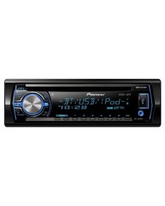 Pioneer DEH-X6500BT Single-DIN In-Dash CD Receiver with USB control for iPod & iPhone, Bluetooth and Pandora ready with MIXTRAX - Blue Illumination