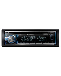 DISCONTINUED - Pioneer DEH-X6700BS Single-DIN CD Receiver with LCD Display, MIXTRAX, Bluetooth, SirusXM Ready, Siri Eyes Free, Android, and Pandora