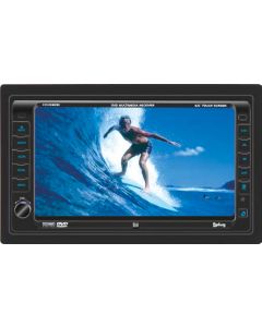DISCONTINUED - Dual XDVD8281 In Dash 7 Inch Touchscreen Motorized TFT LCD Monitor 200 Watt Single DIN DVD Multimedia Player