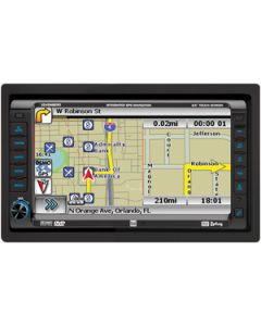 Dual XDVDN8290 7" In-Dash Touch screen DVD Receiver with Built-in Navigation