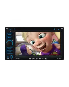 Freeway GD-0662 Single DIN 6.1 inch In-Dash DVD Multimedia Motorized Touchscreen LCD Monitor with GPS Navigation, BT, USB and SD Ports