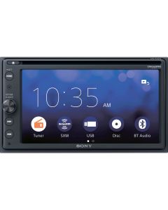 Sony XAV-AX210SXM 6.4" Double DIN DVD Receiver with Apple Carplay, Android Auto and free SiriusXM satellite radio tuner 