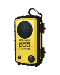 DISCONTINUED - Grace Digital Audio GDI-ACQSE104 Eco Extreme iPod/iPhone Rugged Waterproof Case with Built-in Speaker Yellow