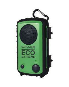 DISCONTINUED - Grace Digital Audio GDI-AQCSE103 Eco Extreme iPod/iPhone Rugged Waterproof Case with Built-in Speaker Green