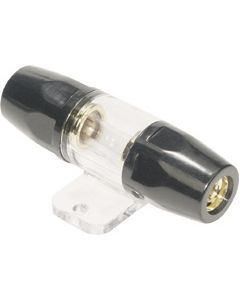 Metra GFBW1 Gold Series In-Line AGU Fuse Holders - Black Caps