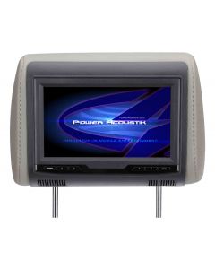 POWER ACOUSTIK H-70CC 7" Universal Replacement Headrest Monitor with 3 Color Skins for Vehicles