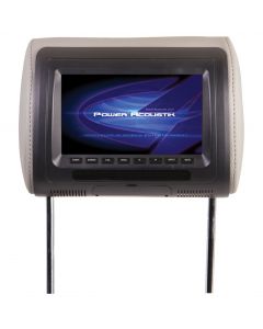  Power Acoustik H-71CC Universal Headrest Monitor with Monitor in Universal Replacement Bun for Vehicles
