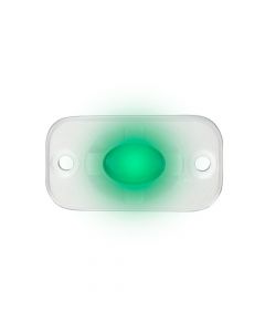 Heise HE-ML1G 12 Volt Marine Flush Mount (3) x 3 Watt LED Light - Green