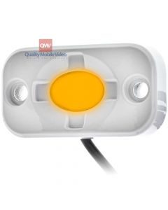 Heise HE-ML1A 12 Volt Marine Flush Mount (3) x 3 Watt LED Light - Amber