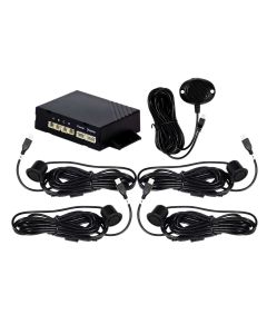 Metra TE-B4PSK Parking Sensors-Rear Parking Assist Kit - product content. 