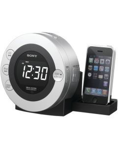 Sony ICFCD3IPSIL CD Clock Radio with iPod/iPhone Dock
