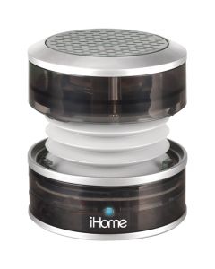 DISCONTINUED - iHome iHM60GT Rechargeable Mini Speaker (Translucent Gray)