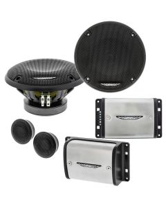 Image Dynamics CXS64V2 6-1/2" CXS Series 2-Way Convertible Component Car Speaker System 