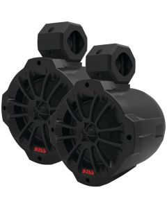 Boss Audio BM650AMPBT 2-Way Amplified Marine Wake Tower Speaker System with Bluetooth (6.5")